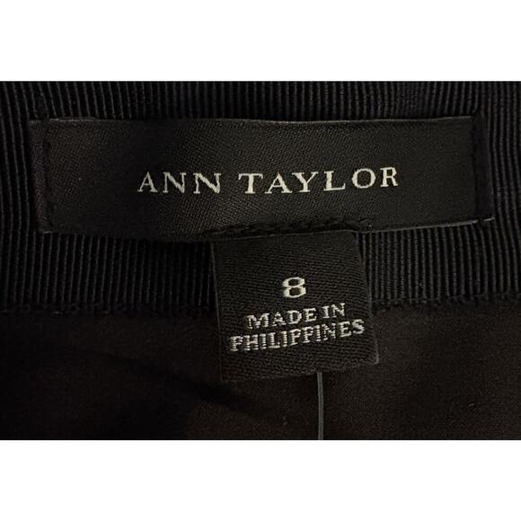 NWT Ann Taylor Black White Geometric Print Pencil Skirt Career Womens 8 (1566) - Picture 5 of 10